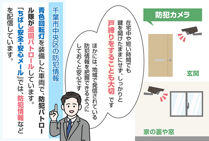 千葉県千葉市中央区の防犯情報