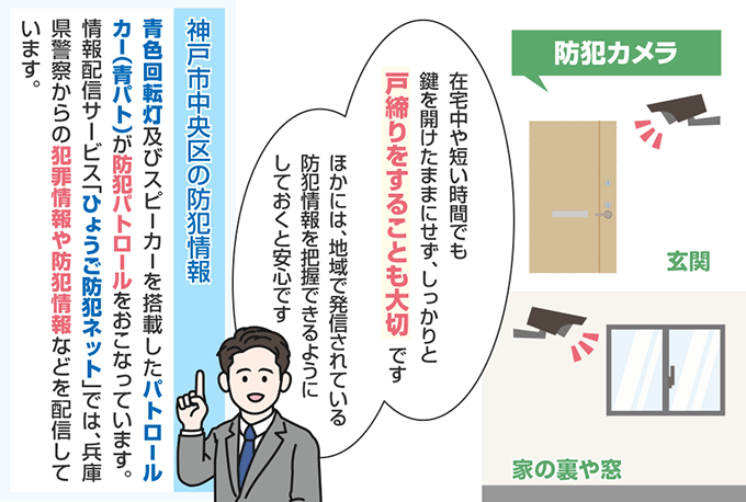兵庫県神戸市中央区の防犯情報