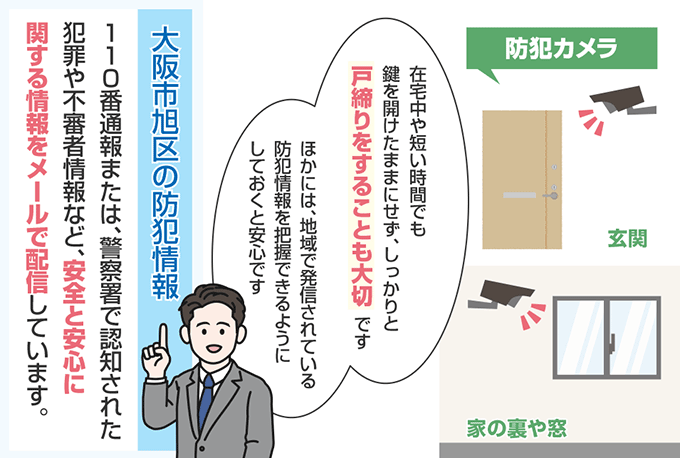 大阪府大阪市旭区の防犯情報