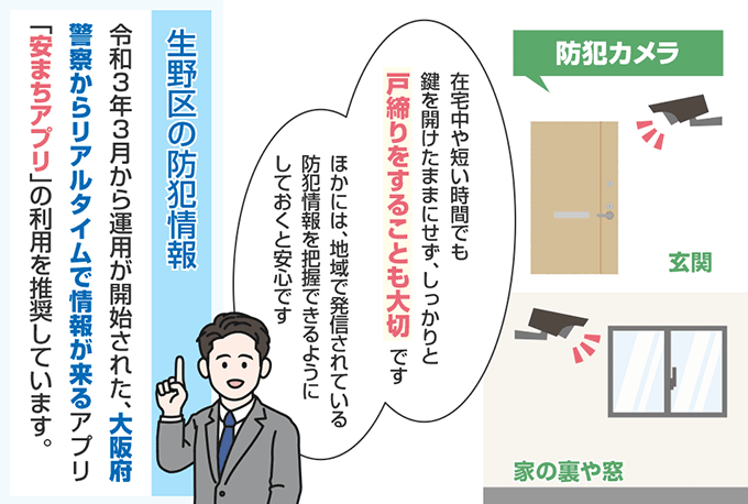 大阪府大阪市生野区の防犯情報