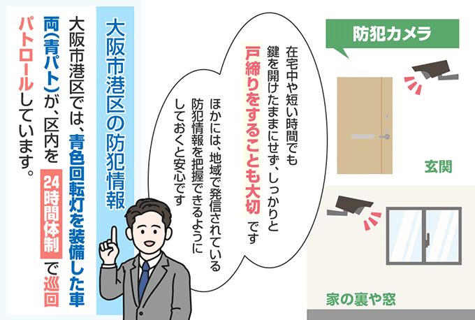 大阪府大阪市港区の防犯情報