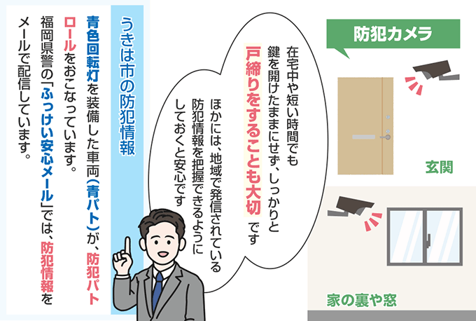 福岡県うきは市の防犯情報
