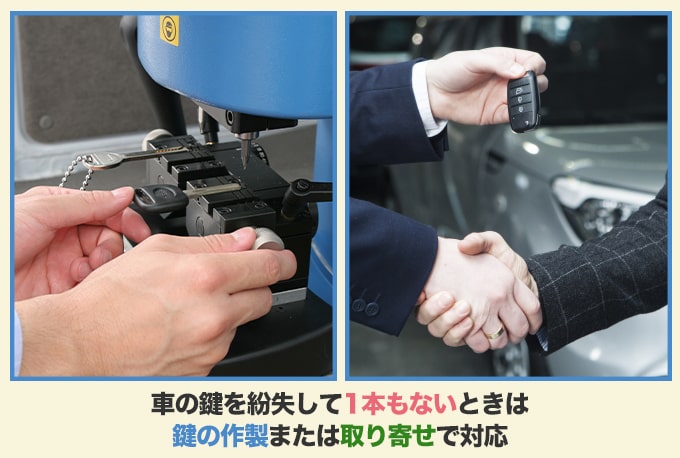 車の鍵を失くしたときの対処方法4.『ディーラー・鍵屋で鍵作製を行う』