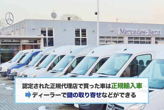 ベンツの『正規輸入車』と『並行輸入車』の違いとは?メリット・サポートの有無など