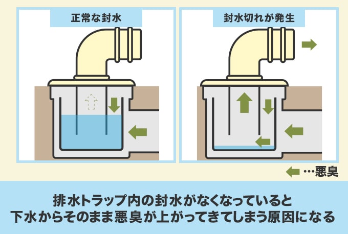 洗濯機の排水トラップにトラブルが起こることもある