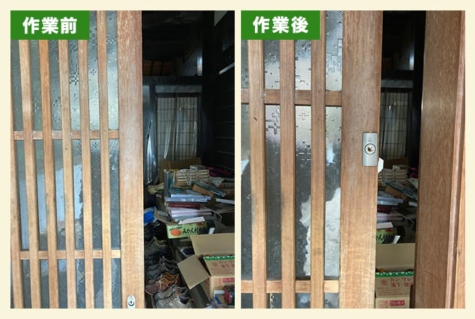 鍵紛失による玄関鍵の新規取付