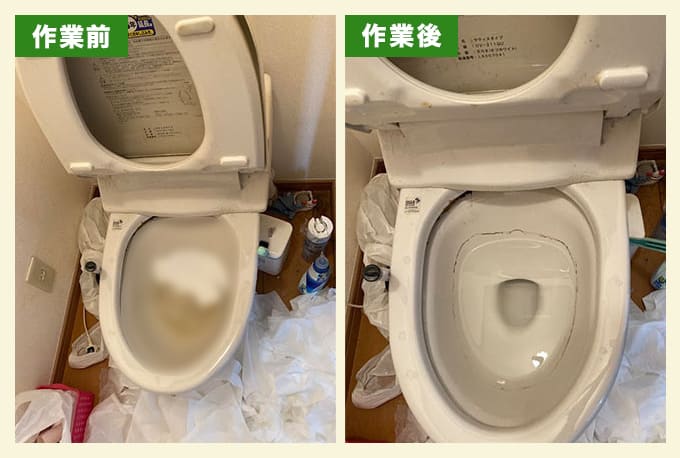 ティッシュペーパーによるトイレのつまり除去