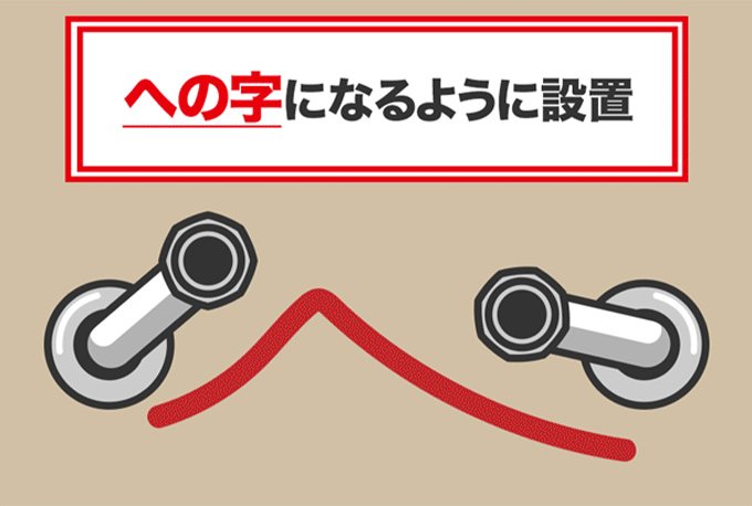 取り付け穴にクランクを設置する