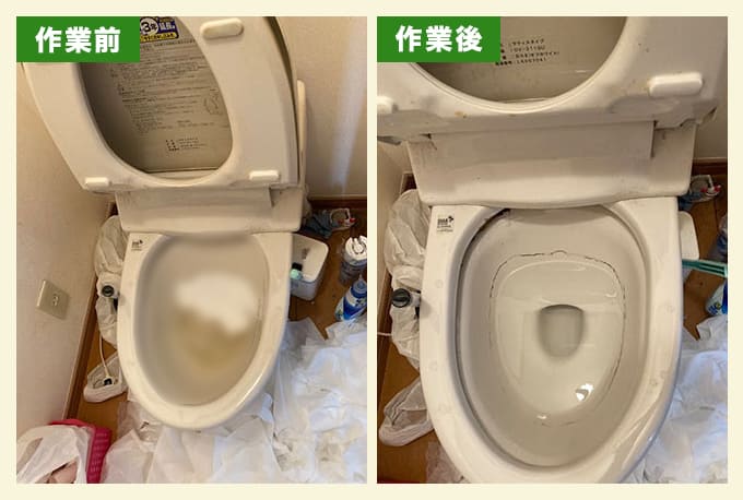 お掃除シートによるトイレのつまり除去