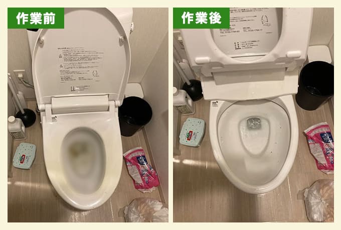 ティッシュペーパーによるトイレのつまり除去
